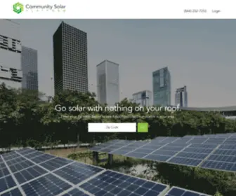 Rooflesssolar.com(A RooflessSolar (Community Solar)) Screenshot