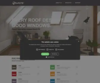 Rooflite.com(Roof windows Rooflite) Screenshot