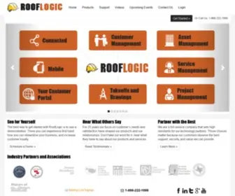 Rooflogic.com(Smart Software for Roofing Professionals) Screenshot