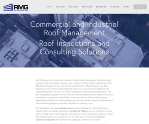 Roofmanagementgroup.com(Roof Management Grouop) Screenshot