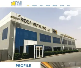 Roofmetalindustries.com(HOME) Screenshot