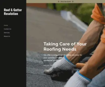 Roofresolution.com(Roof Resolution) Screenshot