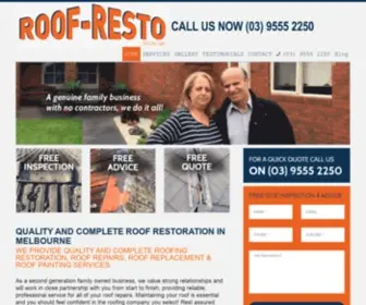 Roofresto.com.au(Roof Restoration Melbourne) Screenshot