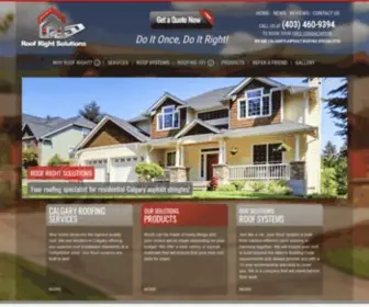 Roofrightcalgary.ca(Calgary Roofing Companies BBB) Screenshot