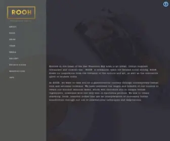 Roohsf.com(ROOH SF) Screenshot