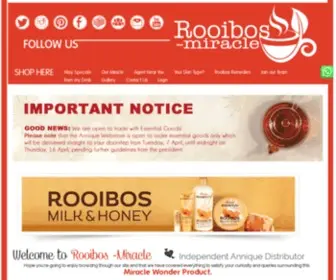 Rooibos-Miracle.co.za(Independent Annique Distributor) Screenshot