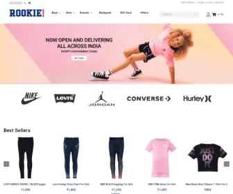 Rookieindia.com(Create an Ecommerce Website and Sell Online) Screenshot