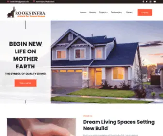 Rooksinfra.com(Rooks Infra) Screenshot