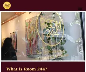 Room244Philly.com(Room 244 Event Space Rental in Philadelphia) Screenshot