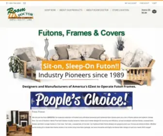 Roomdoctor.com(Room Doctor specializing in solid wood Futon) Screenshot