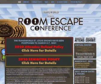 Roomescapeshow.com(TransWorld's Room Escape Conference & Tour) Screenshot