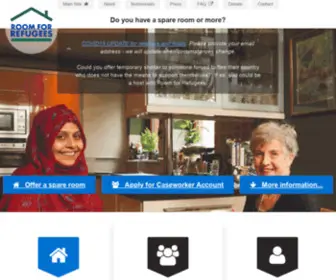 Roomforrefugees.com(Room for Refugees) Screenshot