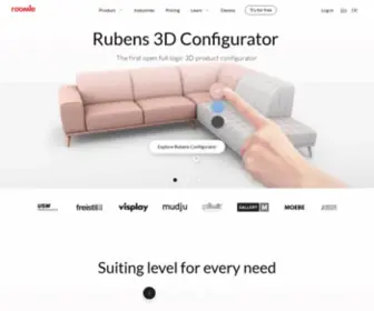 Roomle.com(Platform for visual 3D) Screenshot