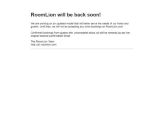 Roomlion.com(Serviced Apartments) Screenshot
