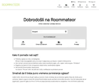 Roommateor.com(Nekretnine Srbija) Screenshot