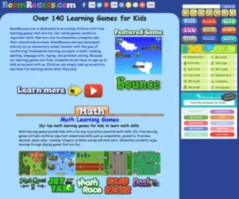 Roomrecess.com(Free Learning Games for Kids Online) Screenshot