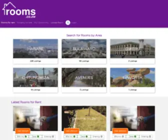 Rooms.co.zw(Rooms) Screenshot