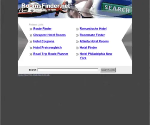 Roomsfinder.net(The Leading Rooms Finder Site on the Net) Screenshot