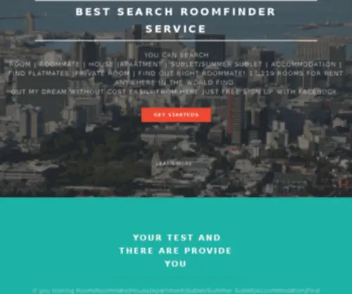 Roomsfinder.org(Roomsfinder) Screenshot