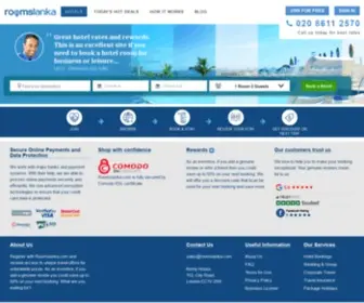 Roomslanka.com(Save up to 50% on luxury hotels in Sri Lanka and other destinations) Screenshot