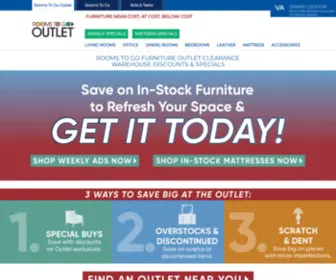 Roomstogo-Outlet.com(Rooms to go furniture outlet clearance) Screenshot