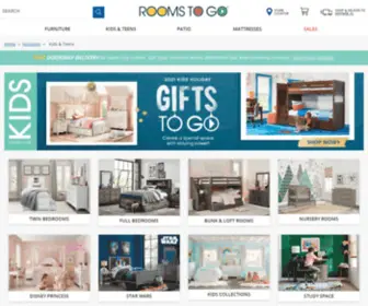 Roomstogokids.com(Rooms To Go Kids) Screenshot