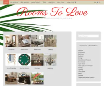 Roomstolove.com(Turning Rooms You Live In Into Rooms You Love To Be In) Screenshot