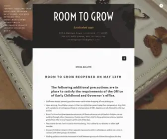 Roomtogrowcommunity.com(Room To Grow) Screenshot