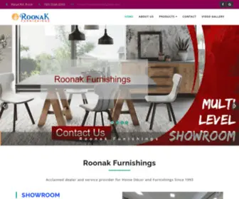 Roonakfurnishings.com(Roonak Furnishings) Screenshot