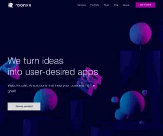 Roonyx.tech(Software Development Company) Screenshot