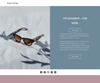 Roopevintage.com(Cat eye glasses) Screenshot