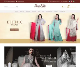 Roopkalaindia.com(Lehenga, Saree, Gown & Dresses, Suits, Soirée, Co-ord Sets) Screenshot