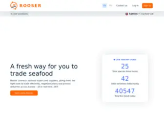 Rooser.eu(We connect seafood buyers and suppliers) Screenshot