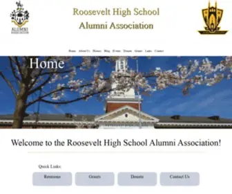 Rooseveltalumni.org(Roosevelt High School Alumni Association) Screenshot