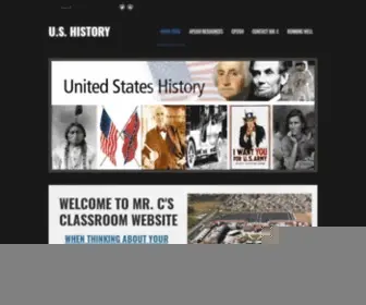 RooseveltcPush.com(U.S. History) Screenshot