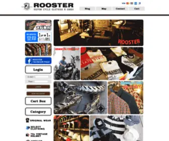 Rooster-MC.com(ビンテージヘルメット＆バイク衣料販売) Screenshot