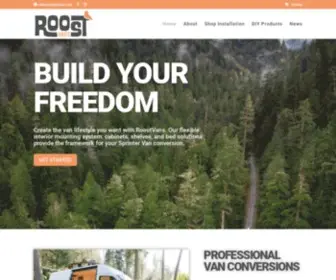 Roostvans.com(Roost Vans) Screenshot