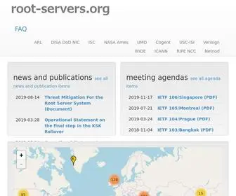 Root-Servers.org(Root Server Technical Operations Assn) Screenshot