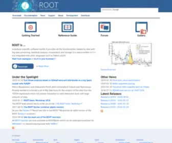 Root.cern(Analyzing petabytes of data) Screenshot