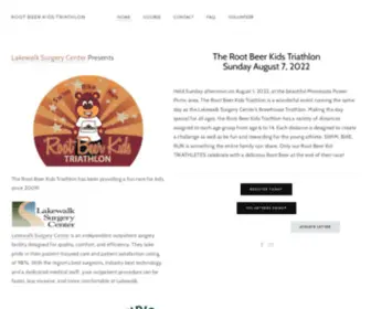 Rootbeerkidstri.com(ROOT BEER KIDS TRIATHLON) Screenshot