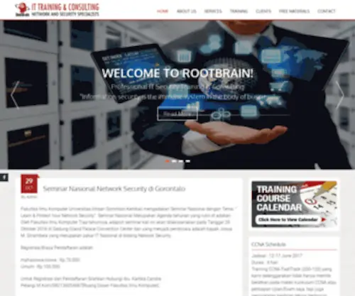 Rootbrain.com(The Best IT Security Training & Consulting) Screenshot