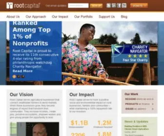 Rootcapital.org(Our mission) Screenshot
