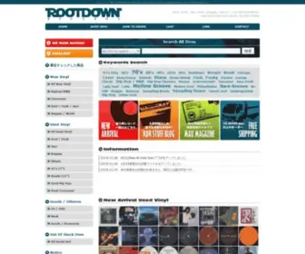 Rootdownrecords.jp(心斎橋) Screenshot