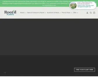 Rootdplants.com.au(Root'd Plants) Screenshot