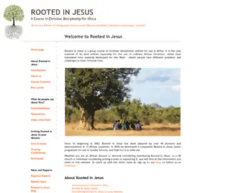 Rootedinjesus.net(Rooted in Jesus) Screenshot