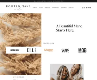 Rootedmane.com(Rooted Mane) Screenshot