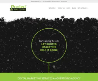 Rootedmarketing.com(Digital Marketing & Advertising Agency) Screenshot