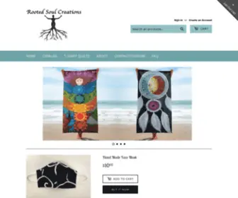 Rootedsoulcreations.com(Eryn Kipner) Screenshot