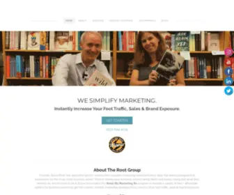 Rootgroupmarketing.com(Small Business Marketing & Consulting Services) Screenshot