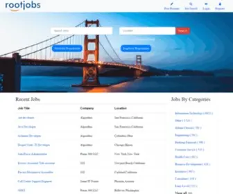 Rootjobs.com(Free Job Posting Site for Employers) Screenshot